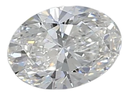 0.48 Carat E VVS2 Oval Lab Diamond