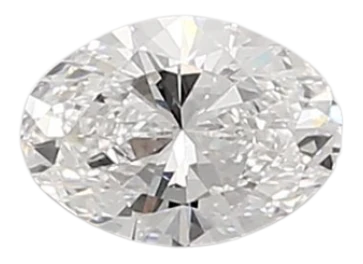 0.56 Carat E SI1 Oval Lab Diamond