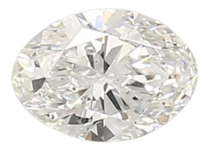 0.57 Carat E SI1 Oval Lab Diamond