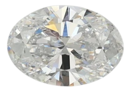 0.57 Carat D VS1 Oval Lab Diamond