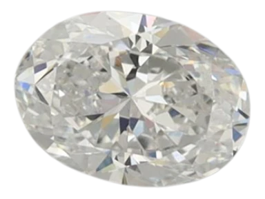 0.57 Carat D VS2 Oval Lab Diamond