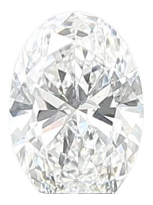 0.58 Carat D VS2 Oval Lab Diamond