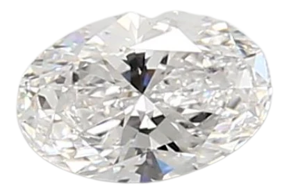 0.59 Carat D VS2 Oval Lab Diamond