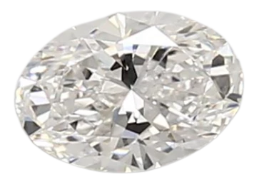 0.59 Carat D VS2 Oval Lab Diamond