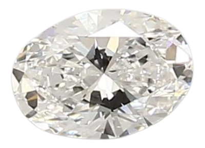 0.6 Carat D VS2 Oval Lab Diamond