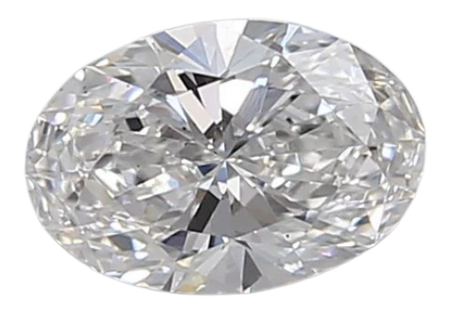 0.61 Carat D SI1 Oval Lab Diamond
