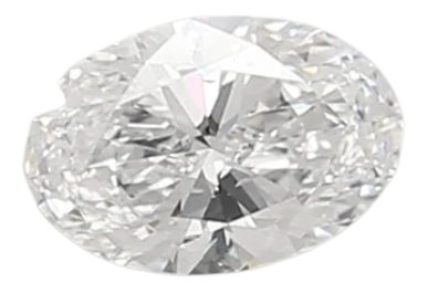 0.61 Carat D SI1 Oval Lab Diamond