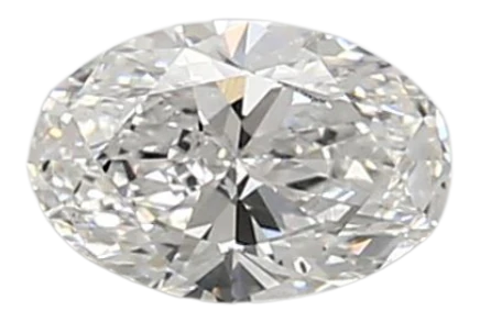0.62 Carat E SI1 Oval Lab Diamond