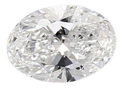 0.9 Carat D SI1 Oval Lab Diamond