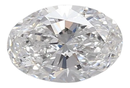 0.9 Carat D VS2 Oval Lab Diamond