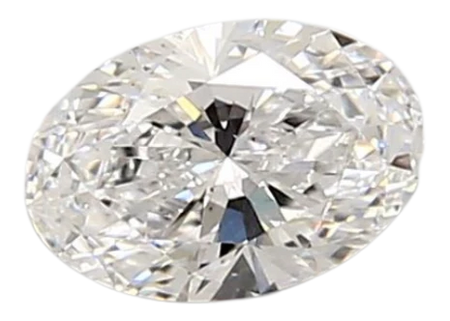 0.9 Carat D VS2 Oval Lab Diamond