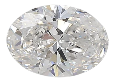 0.9 Carat E VS2 Oval Lab Diamond