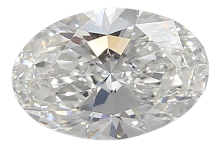 0.9 Carat G VVS1 Oval Lab Diamond