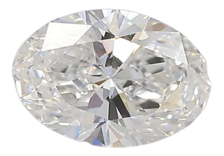 0.9 Carat E VVS2 Oval Lab Diamond