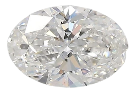 0.91 Carat E VS2 Oval Lab Diamond
