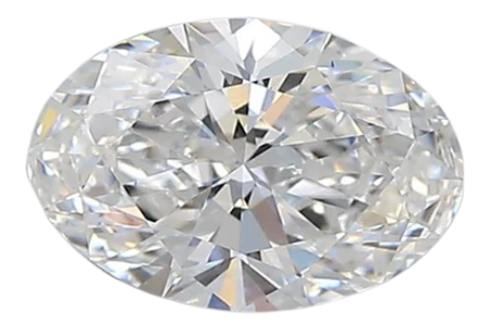 0.91 Carat E VVS2 Oval Lab Diamond