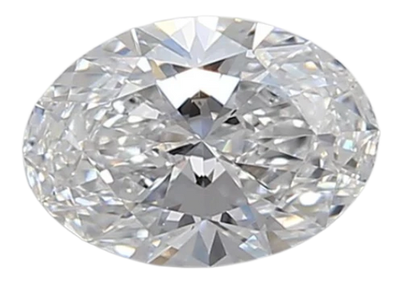 0.92 Carat D VS1 Oval Lab Diamond