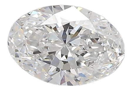 0.92 Carat D VVS2 Oval Lab Diamond