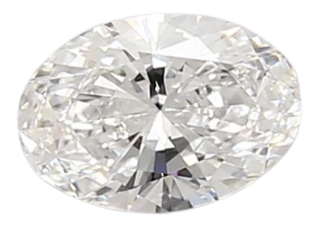 0.92 Carat D VVS2 Oval Lab Diamond