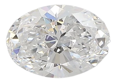 0.93 Carat D VS1 Oval Lab Diamond