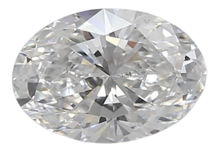 0.93 Carat D VS1 Oval Lab Diamond