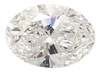 0.93 Carat F VVS2 Oval Lab Diamond