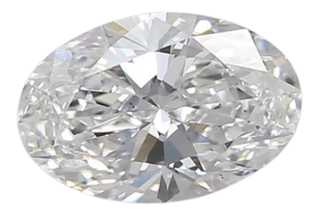 0.94 Carat D VS1 Oval Lab Diamond