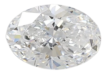 0.94 Carat D VS1 Oval Lab Diamond