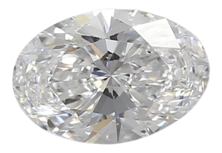 0.94 Carat D VVS2 Oval Lab Diamond