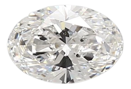 0.94 Carat E VVS2 Oval Lab Diamond