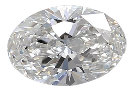 0.94 Carat E VVS2 Oval Lab Diamond