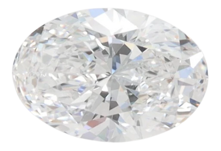 1.03 Carat D IF Oval Lab Diamond
