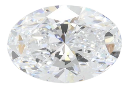 1.05 Carat D IF Oval Lab Diamond