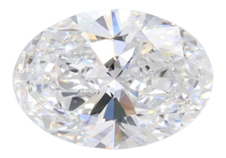 1.06 Carat D IF Oval Lab Diamond