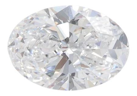 1.07 Carat D IF Oval Lab Diamond
