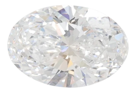1.09 Carat D IF Oval Lab Diamond