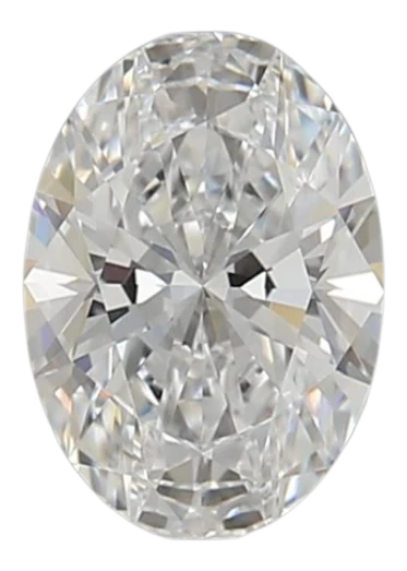 1.17 Carat D VVS1 Oval Lab Diamond