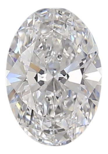1.17 Carat D VVS1 Oval Lab Diamond