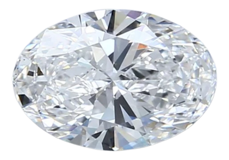 1.28 Carat D VS2 Oval Lab Diamond
