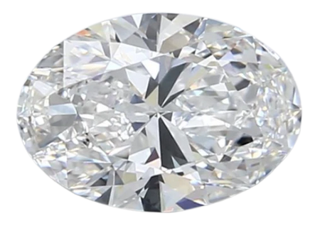 1.29 Carat F VS2 Oval Lab Diamond