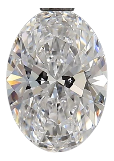 1.29 Carat D VVS1 Oval Lab Diamond