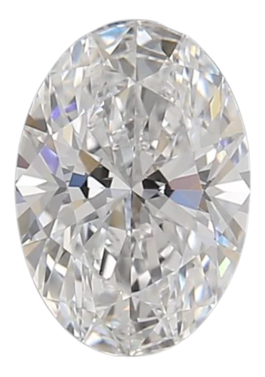 1.3 Carat D VVS1 Oval Lab Diamond