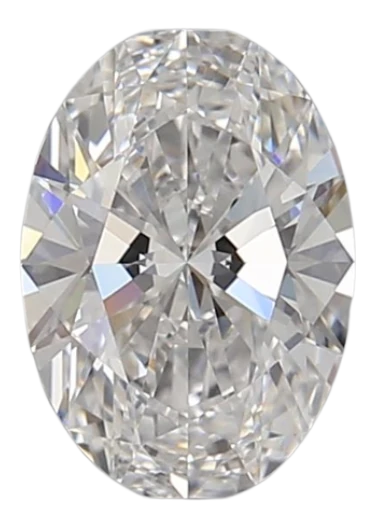 1.3 Carat D VVS2 Oval Lab Diamond
