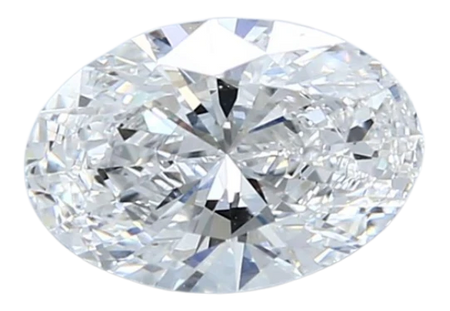 1.38 Carat D VS2 Oval Lab Diamond