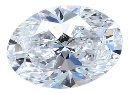 1.5 Carat D VS2 Oval Lab Diamond