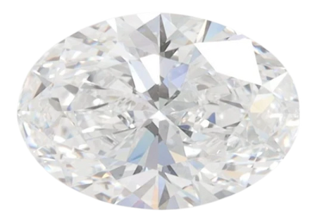 1.51 Carat D VVS1 Oval Lab Diamond
