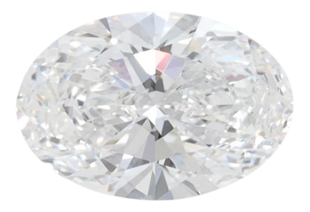 1.52 Carat D VVS1 Oval Lab Diamond