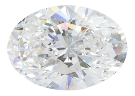 1.56 Carat D VVS2 Oval Lab Diamond