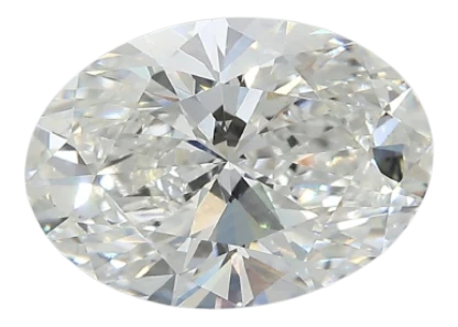 1.66 Carat D VVS1 Oval Lab Diamond