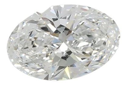1.67 Carat D VVS2 Oval Lab Diamond
